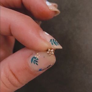 Jennifer fisher single stud earring with diamonds